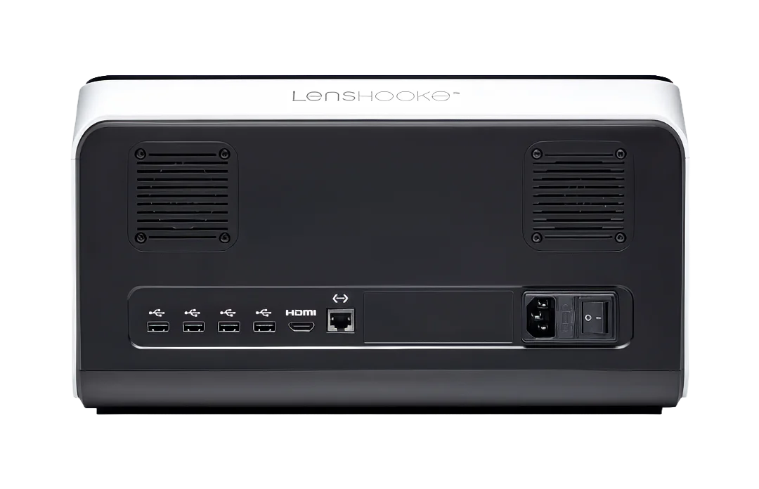 LensHooke® X12 PRO · Rückseite mit USB · HDMI · LAN · DC-In